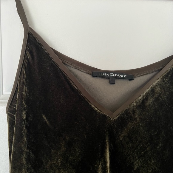 Luisa cerano velvet top+scarf - Picture 2 of 5